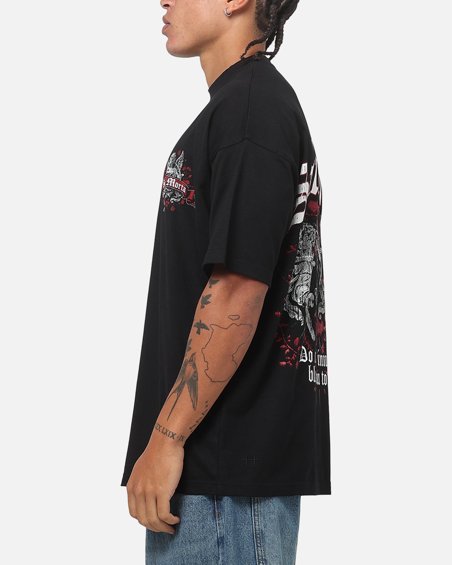 Saint Morta Blind To Evil Boxy T-Shirt Black