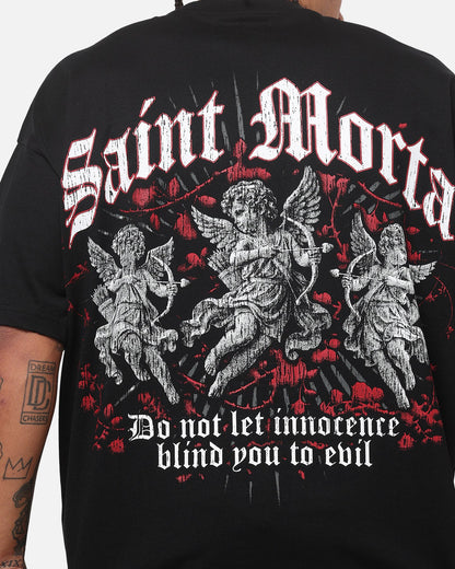 Saint Morta Blind To Evil Boxy T-Shirt Black