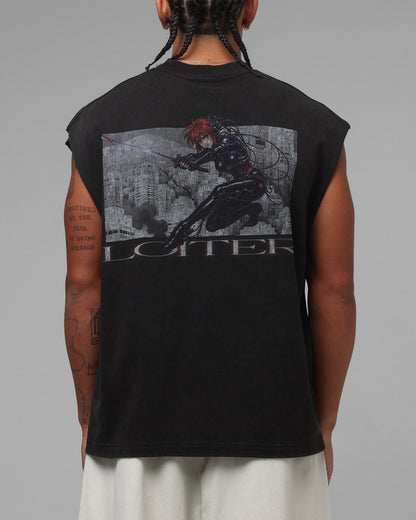 Loiter Spectre Muscle T-Shirt Black