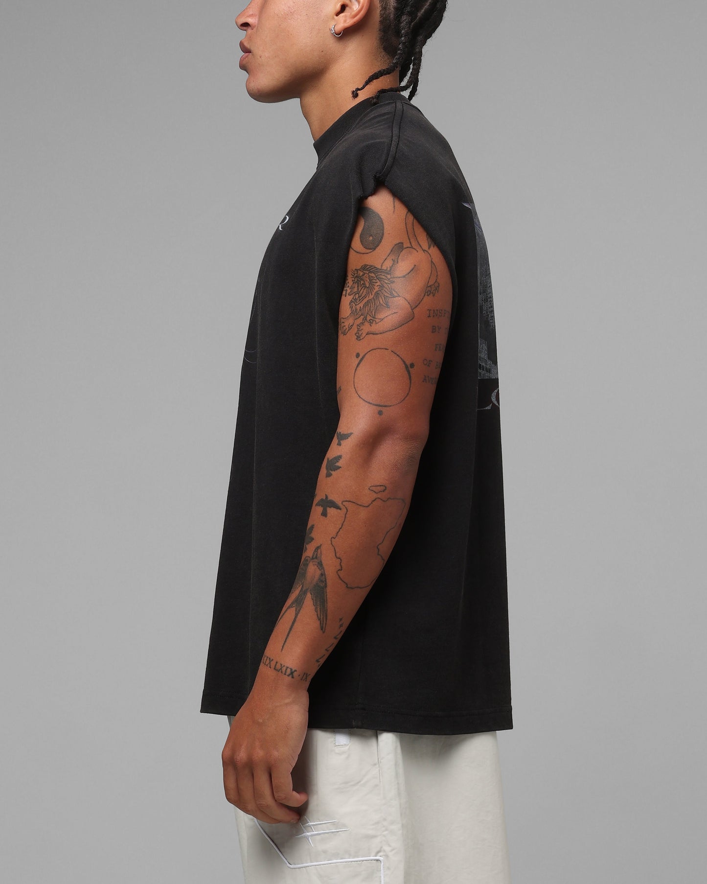 Loiter Spectre Muscle T-Shirt Black