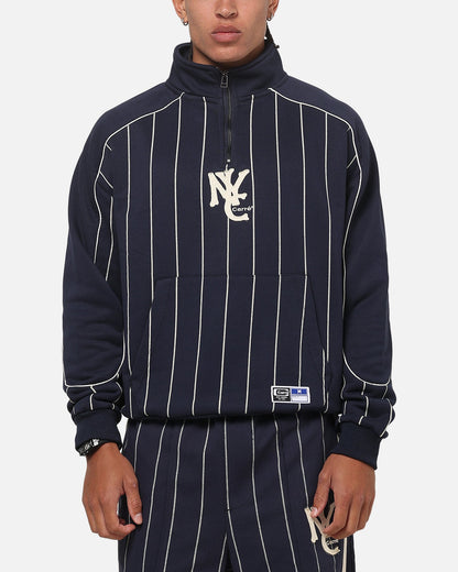 Carre New York City Series Quarter Zip Crewneck Navy