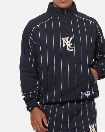 Carre New York City Series Quarter Zip Crewneck Navy