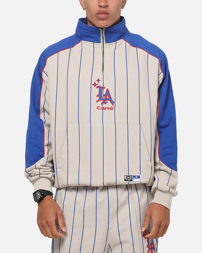 Carre Los Angeles City Series Quarter Zip Crewneck Grey/Blue
