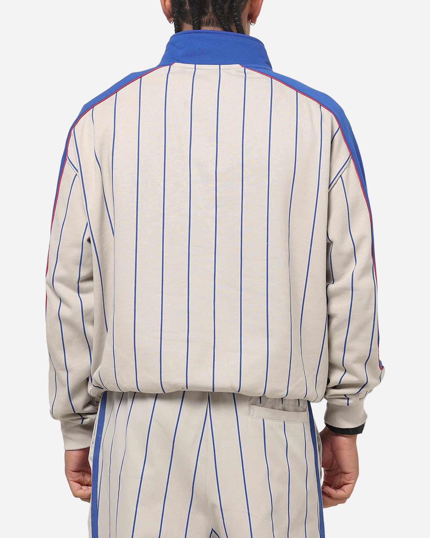 Carre Los Angeles City Series Quarter Zip Crewneck Grey/Blue