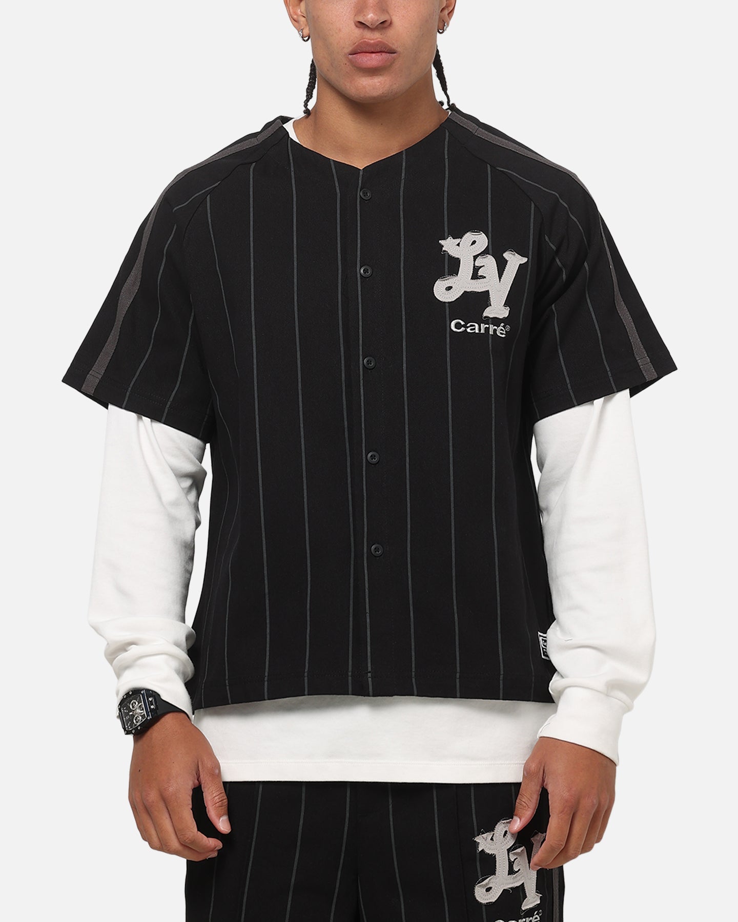 Carre Las Vegas City Series Jersey Black Pinstripe