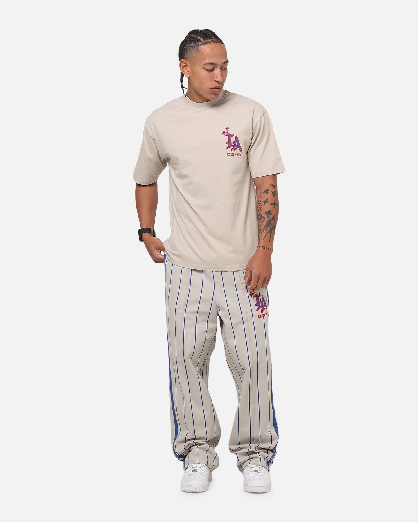 Carre Los Angeles City Series Heavyweight T-Shirt Grey/Blue