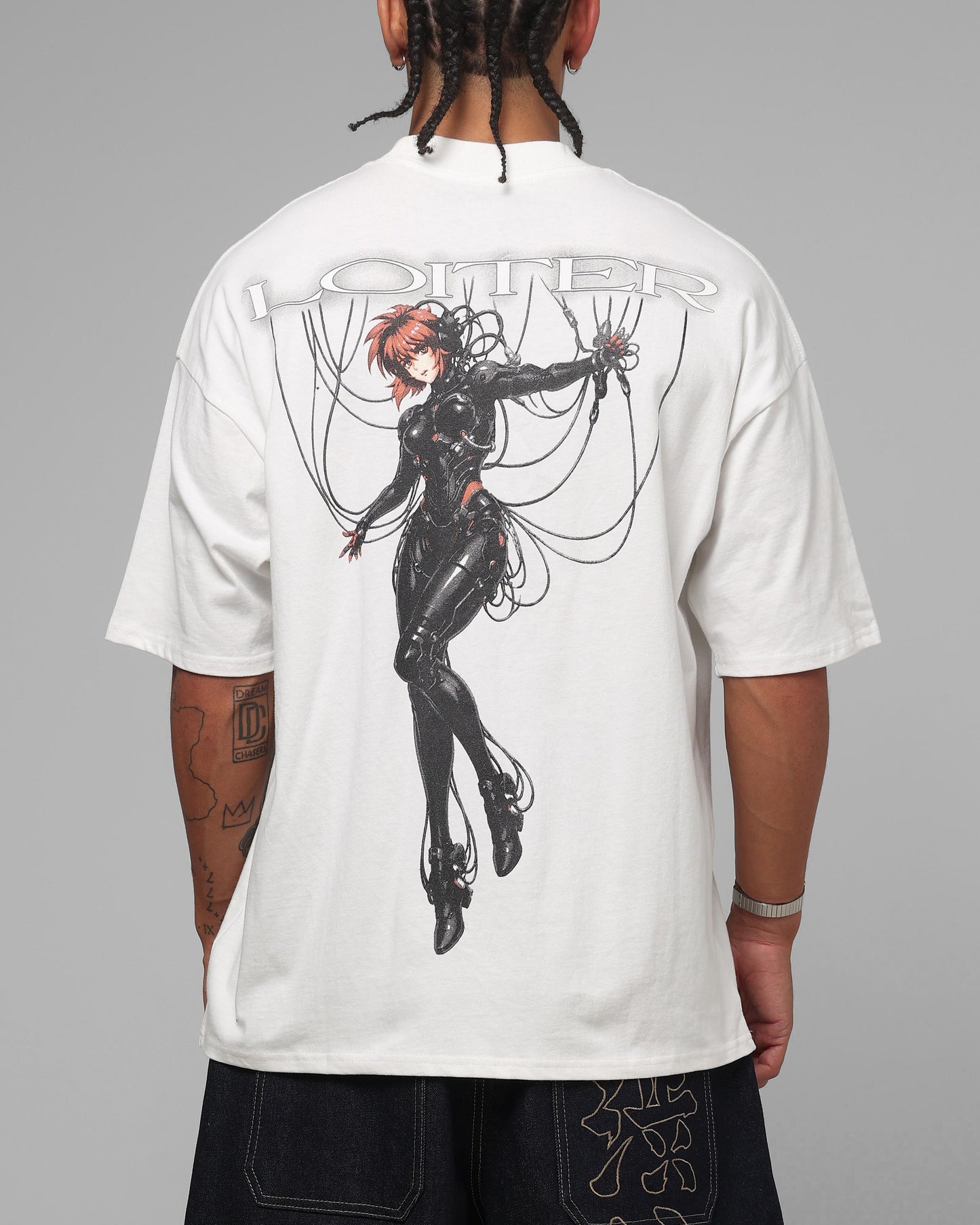 Loiter Ultimate Spectre Vintage T-Shirt Off White