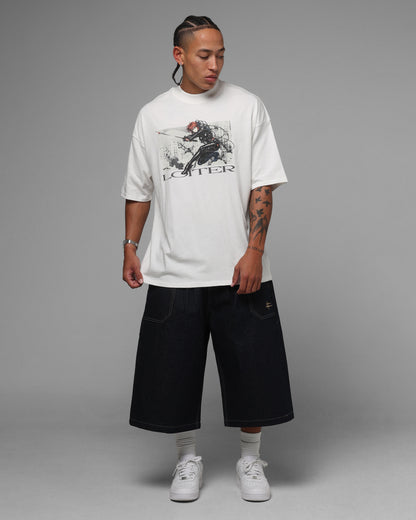 Loiter Ultimate Spectre Vintage T-Shirt Off White