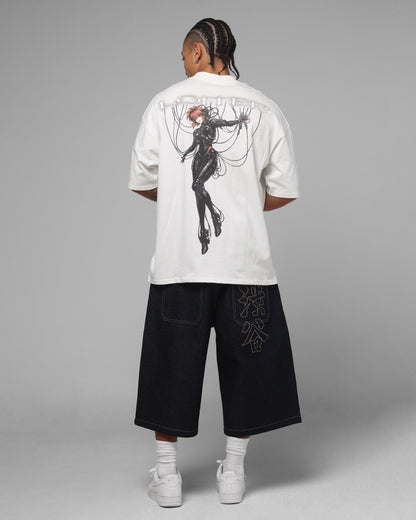 Loiter Ultimate Spectre Vintage T-Shirt Off White