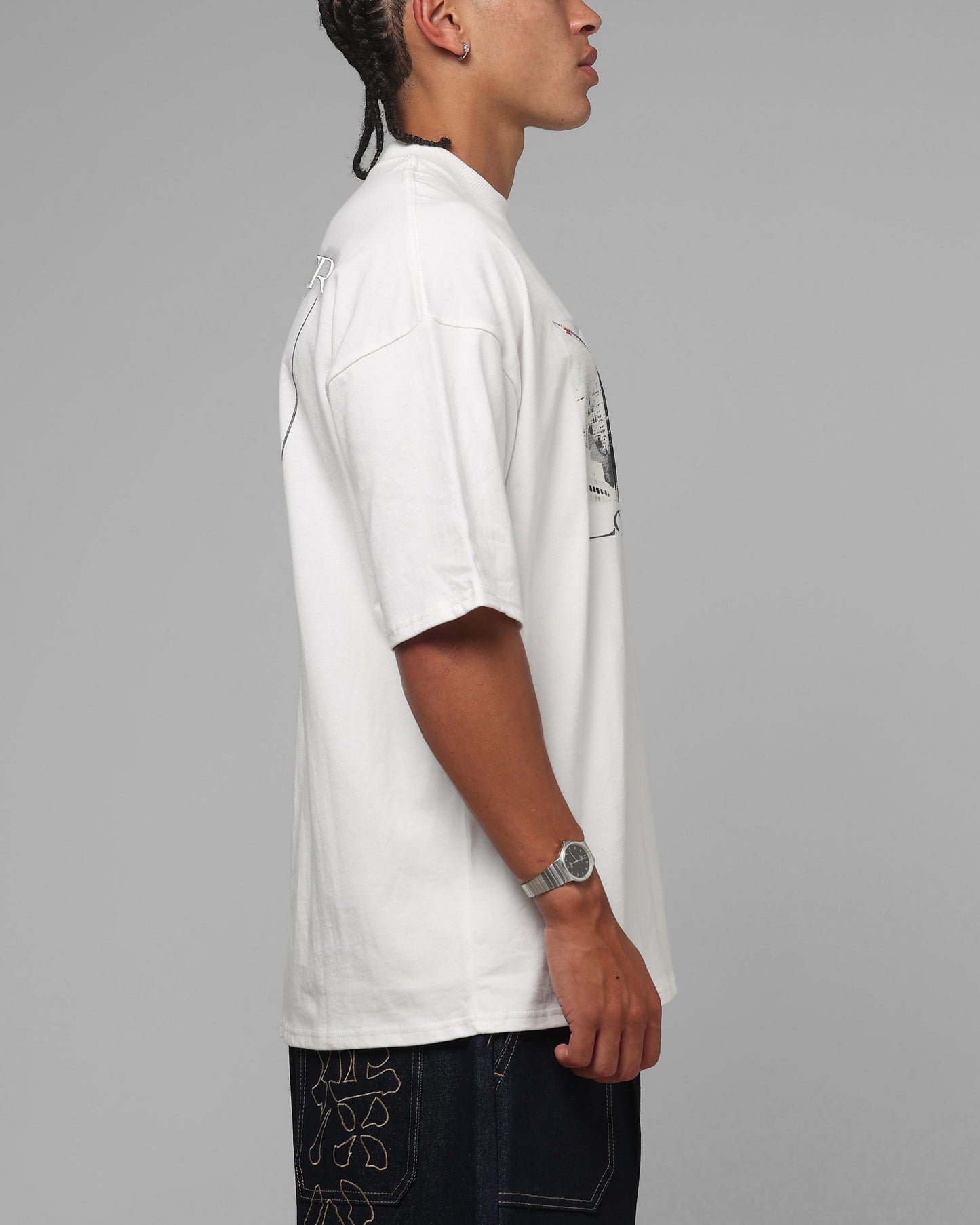 Loiter Ultimate Spectre Vintage T-Shirt Off White