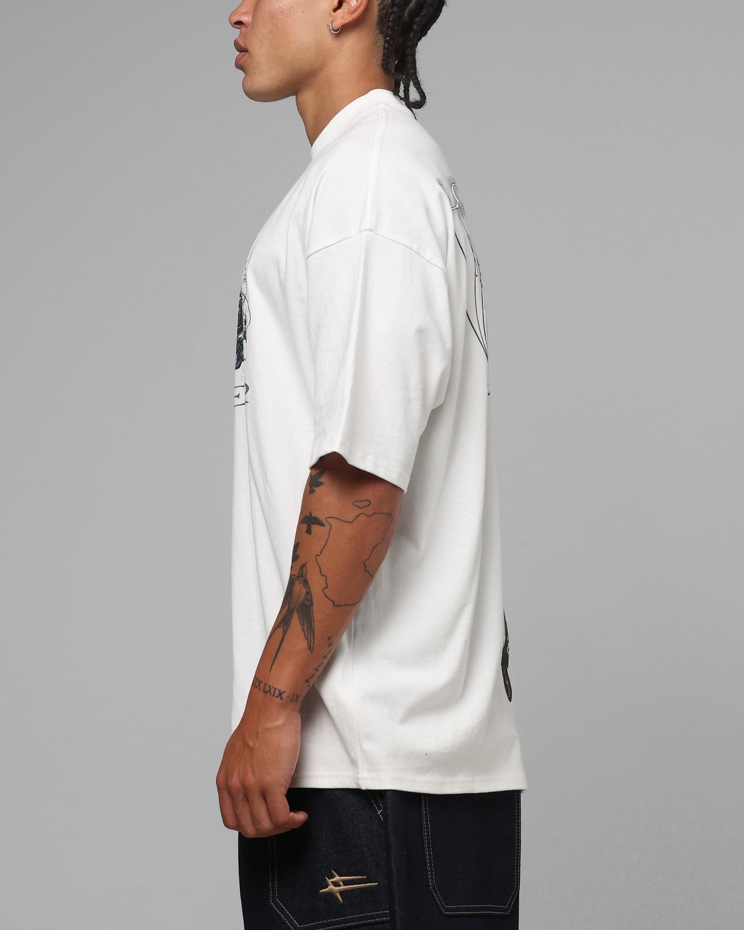 Loiter Ultimate Spectre Vintage T-Shirt Off White