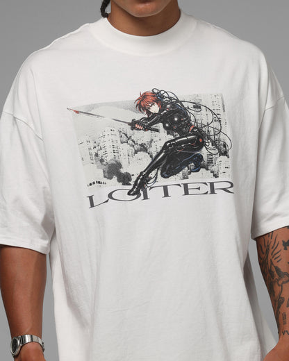Loiter Ultimate Spectre Vintage T-Shirt Off White