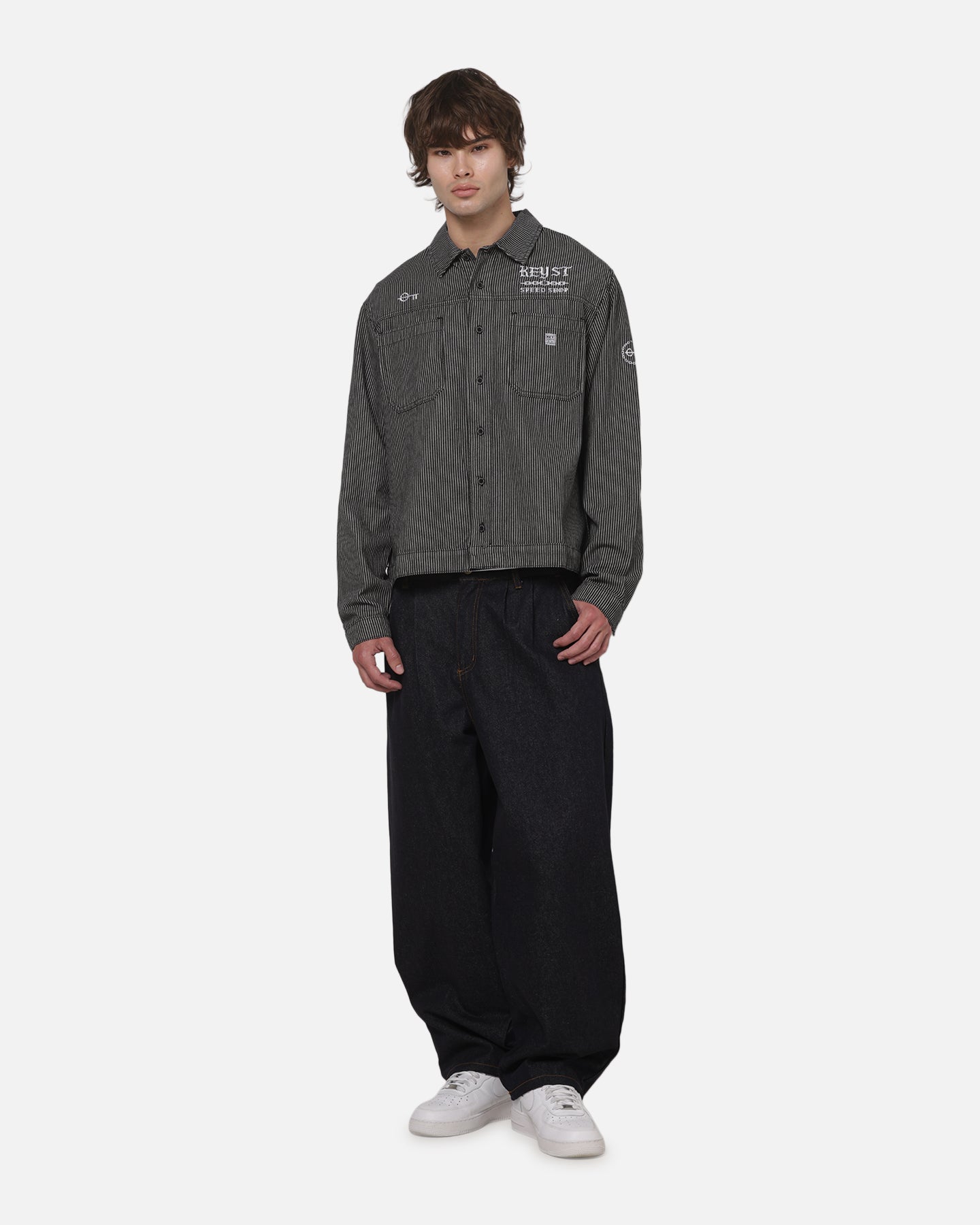 AVILA Key Street Speed Shot Work Shirt Black