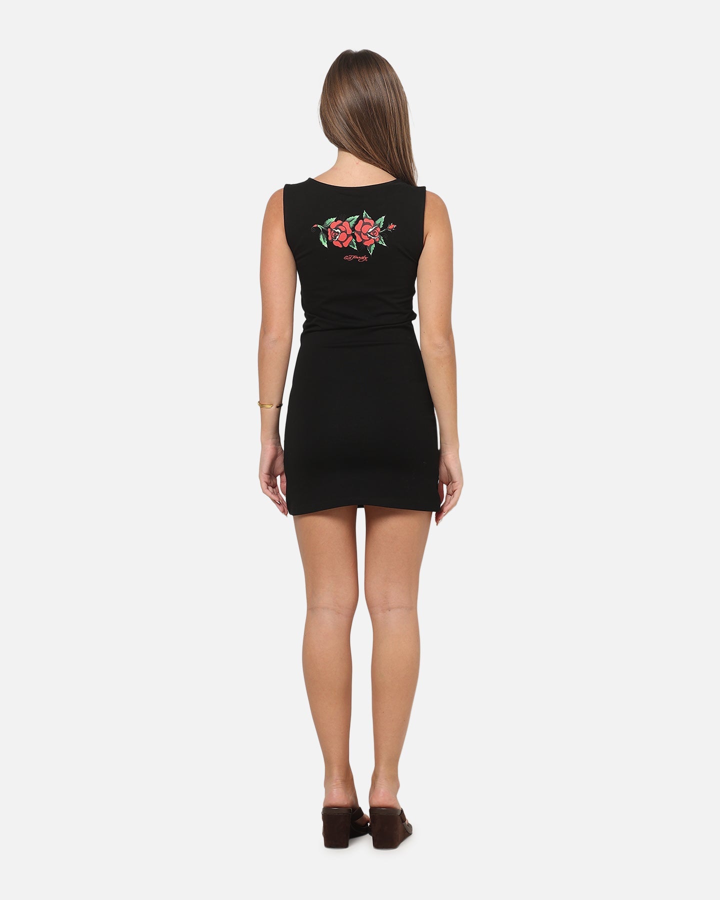 Ed Hardy Women's Panther Mini Dress Black