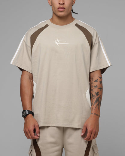 AVILA Loiter Hybrid Tek T-Shirt Stone