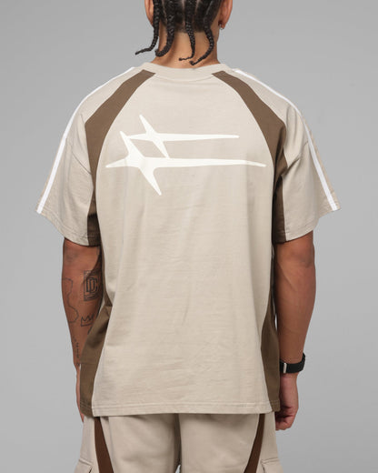 AVILA Loiter Hybrid Tek T-Shirt Stone