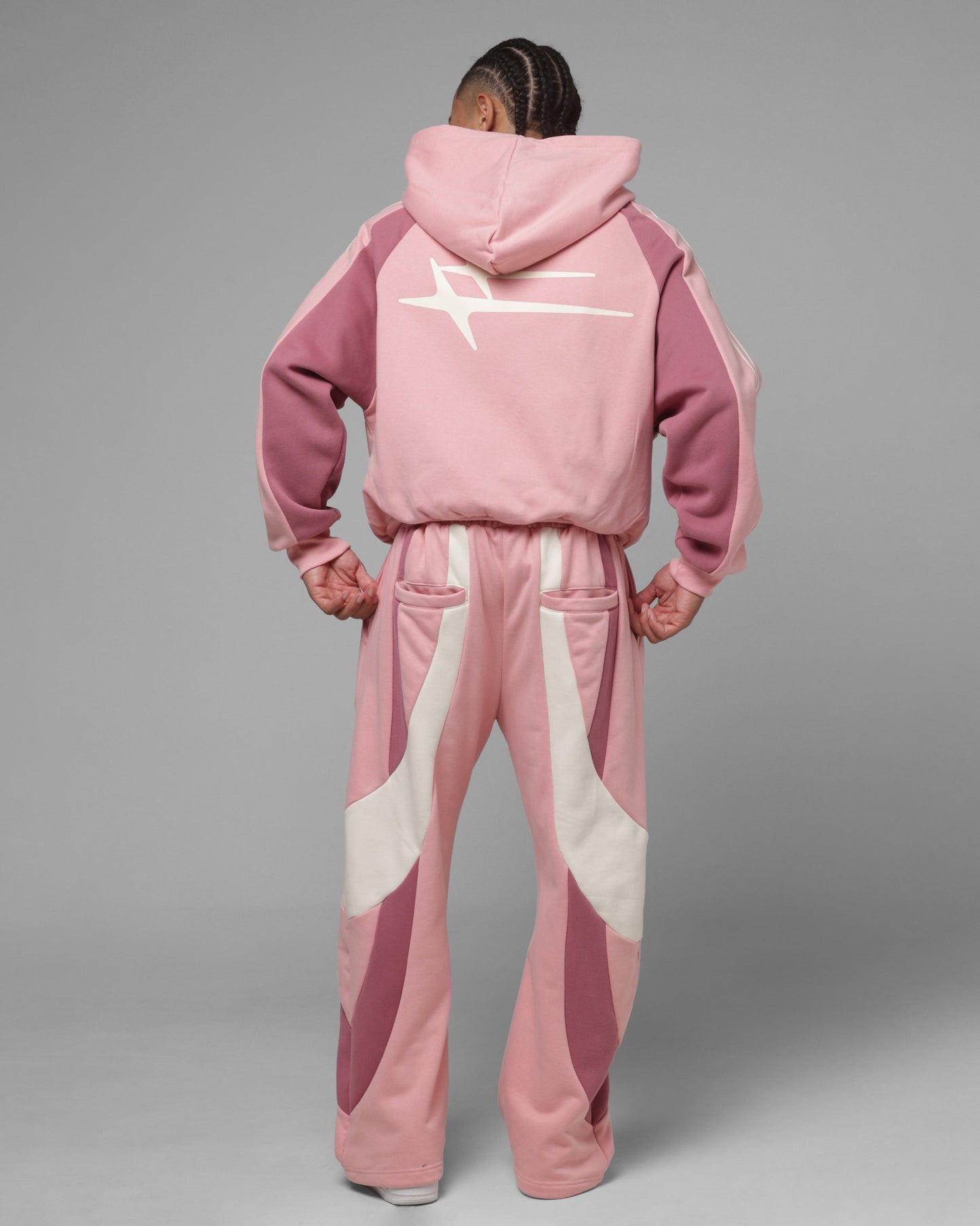 Loiter Hybrid Tek Zip Hoodie Pink