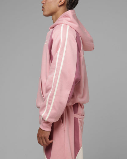 Loiter Hybrid Tek Zip Hoodie Pink