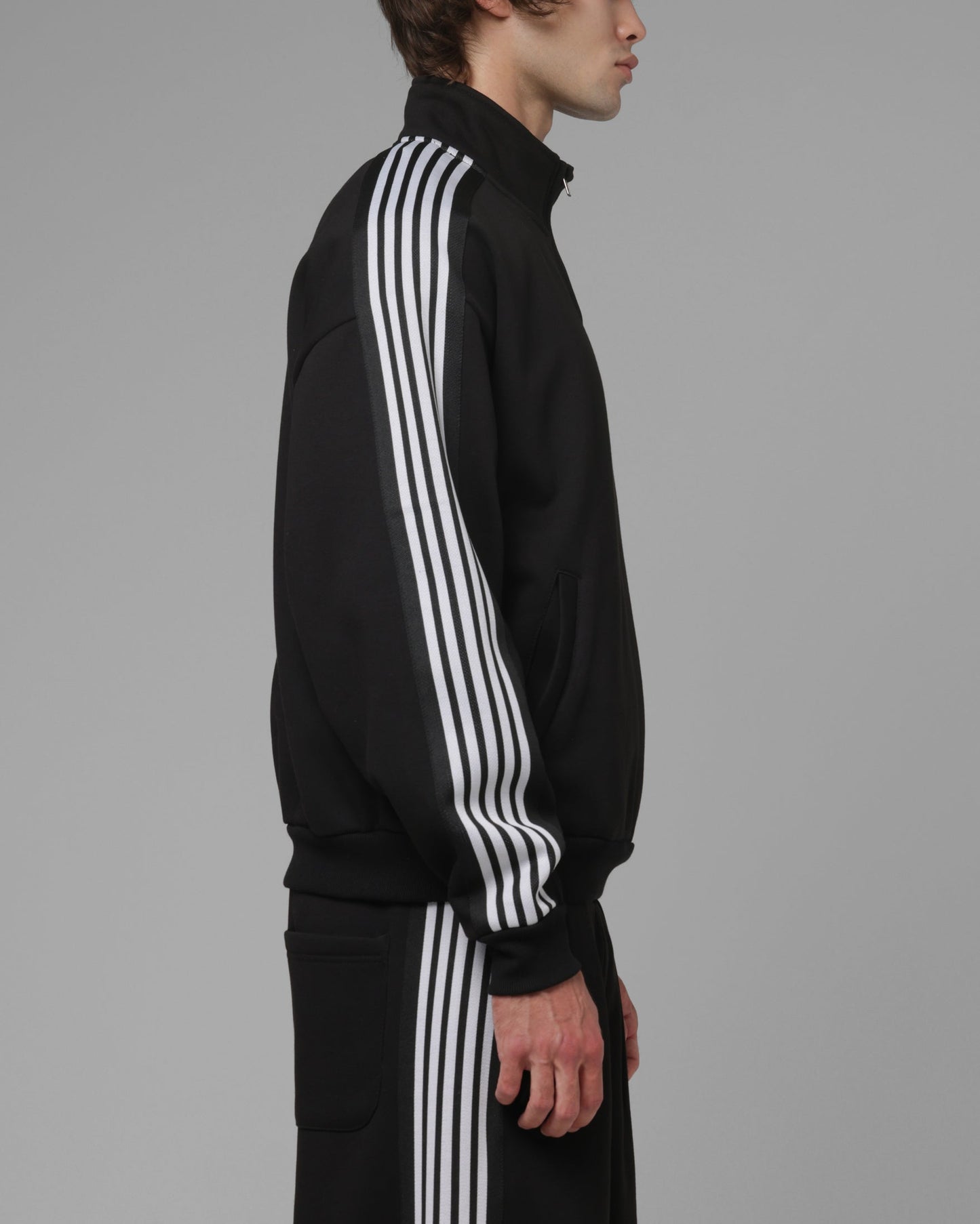 AVILA Loiter Hybrid Track Quarter Zip Black