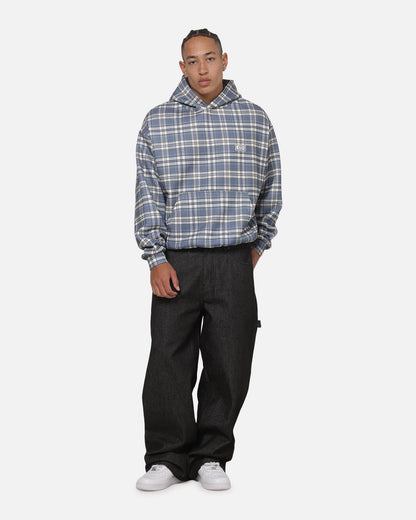 Carre Gridline Hoodie Blue-plaid