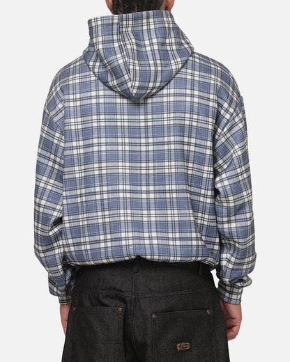 Carre Gridline Hoodie Blue-plaid