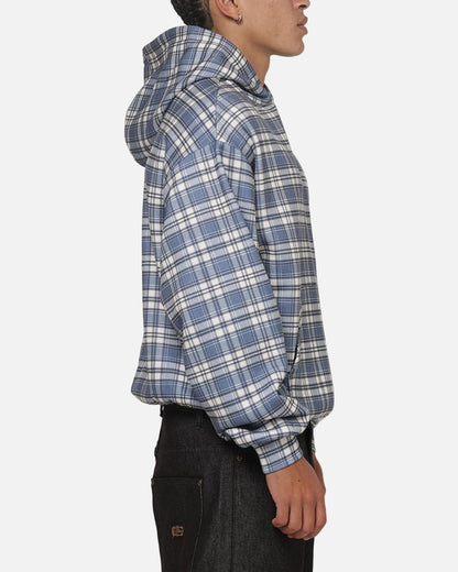 Carre Gridline Hoodie Blue-plaid