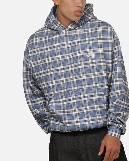 Carre Gridline Hoodie Blue-plaid