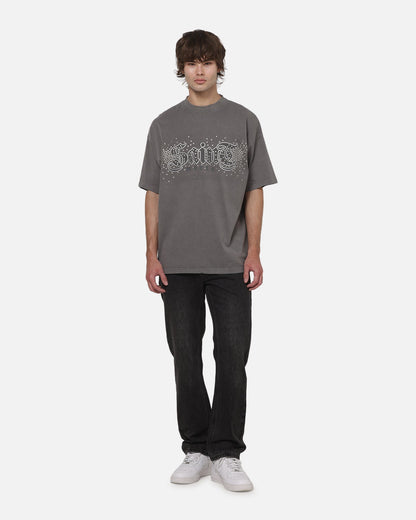 AVILA Saint Morta Medievil Boxy T-Shirt Washed Charcoal