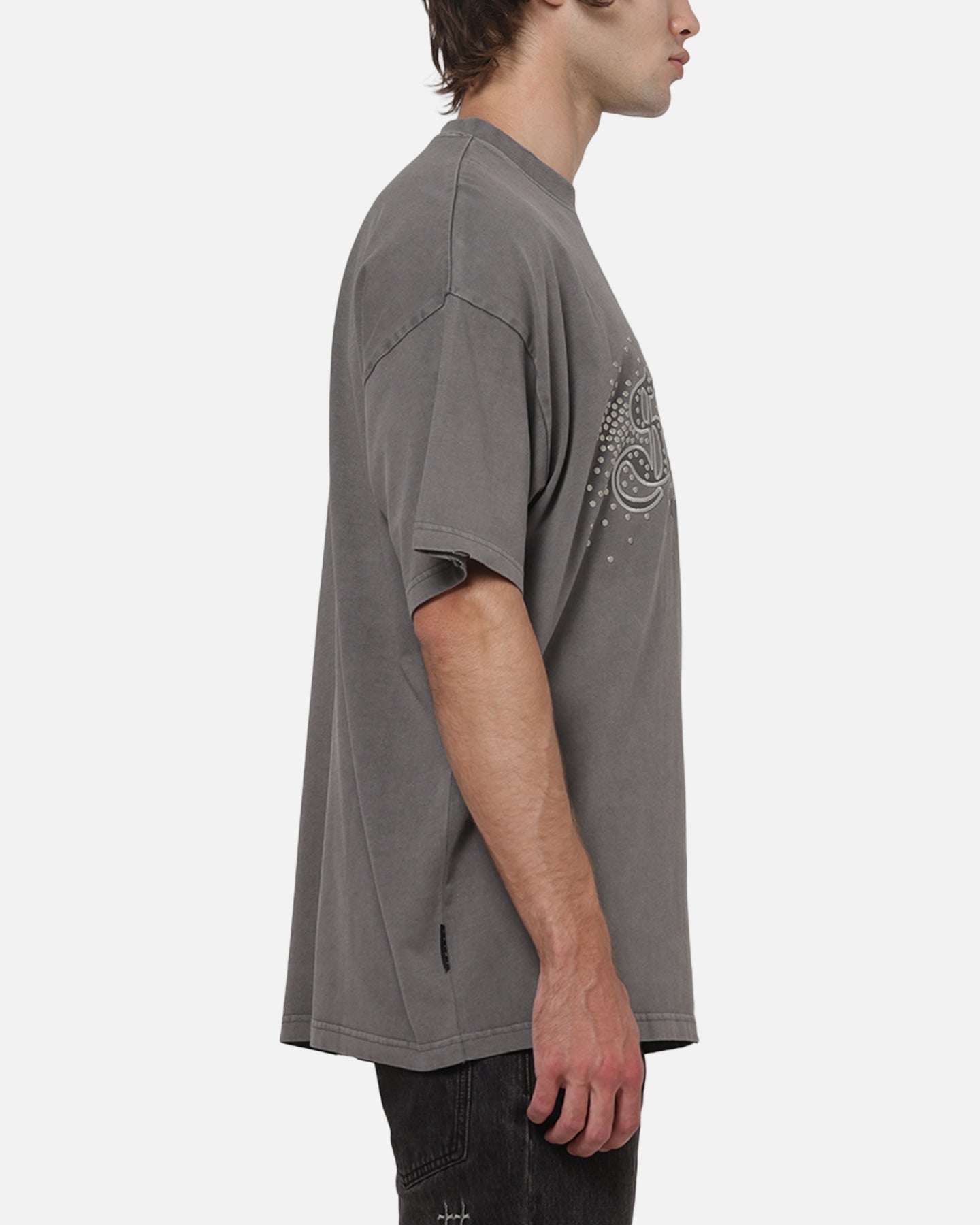 AVILA Saint Morta Medievil Boxy T-Shirt Washed Charcoal