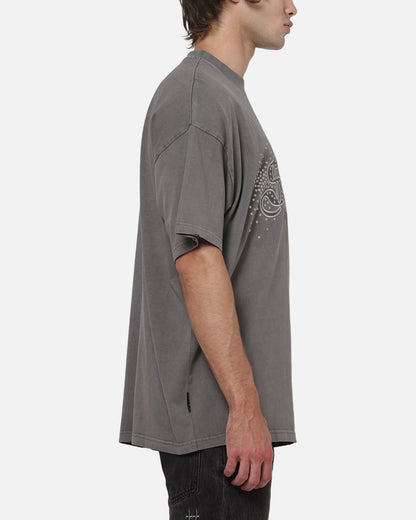AVILA Saint Morta Medievil Boxy T-Shirt Washed Charcoal