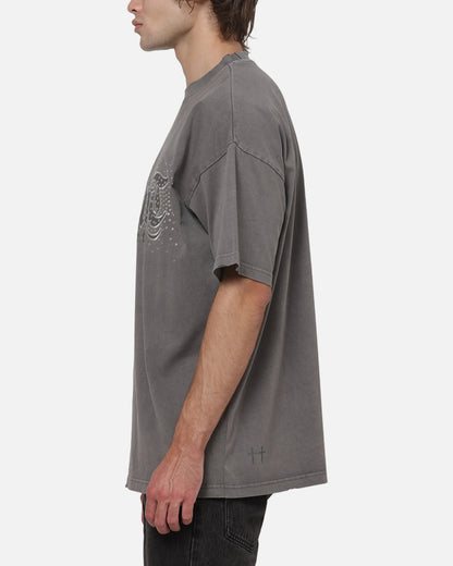 AVILA Saint Morta Medievil Boxy T-Shirt Washed Charcoal