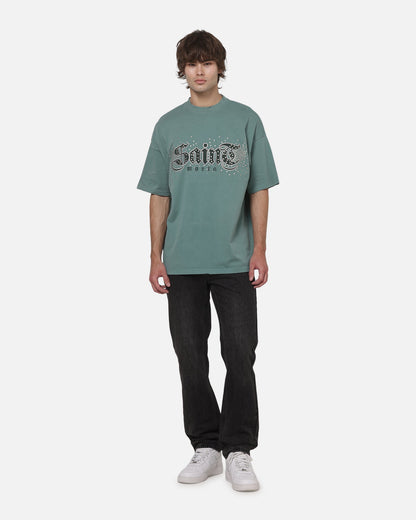 AVILA Saint Morta Medievil Boxy T-Shirt Washed Green