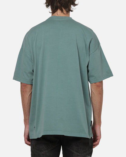 AVILA Saint Morta Medievil Boxy T-Shirt Washed Green