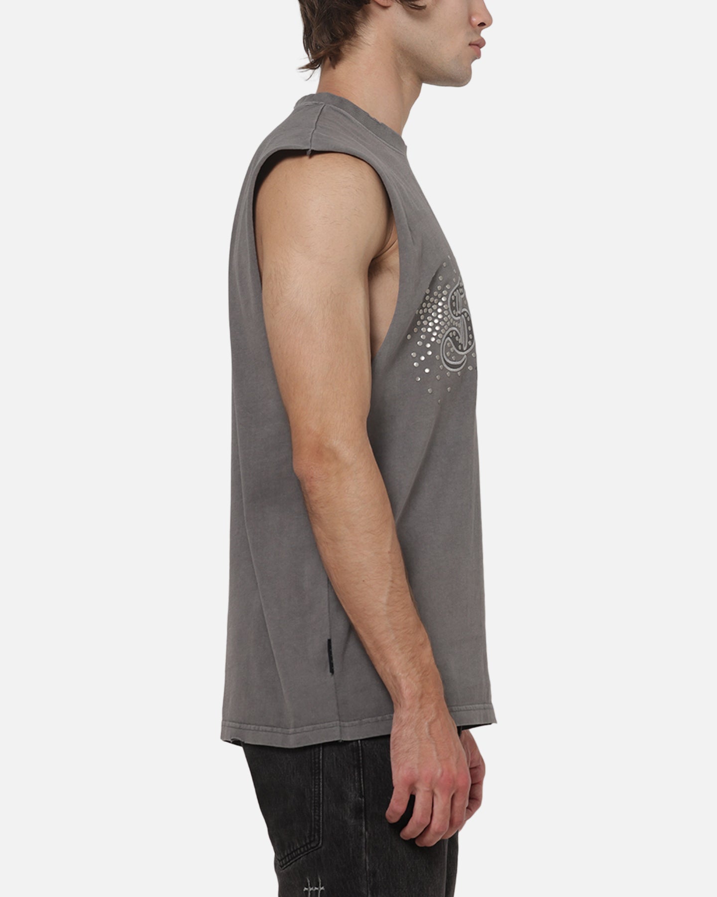 AVILA Saint Morta Medievil Oversized Muscle T-Shirt Washed