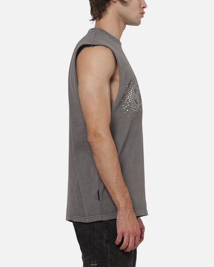 AVILA Saint Morta Medievil Oversized Muscle T-Shirt Washed