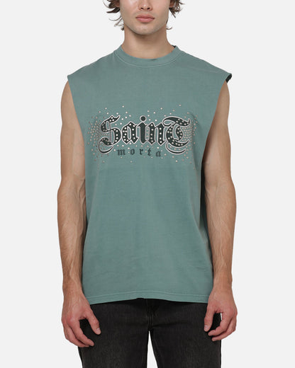 AVILA Saint Morta Medievil Oversized Muscle T-Shirt Washed