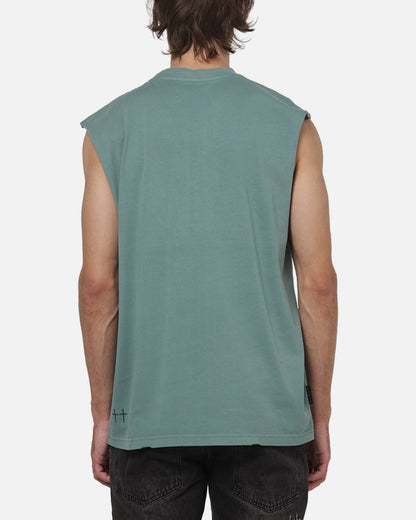 AVILA Saint Morta Medievil Oversized Muscle T-Shirt Washed