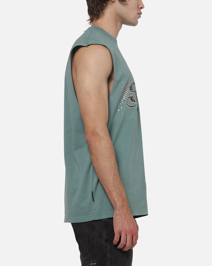 AVILA Saint Morta Medievil Oversized Muscle T-Shirt Washed