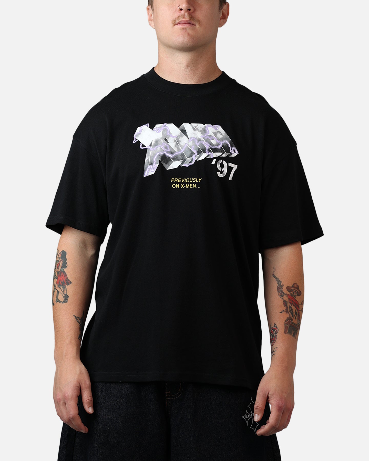 73Studio Marvel X-Men Previously On X-Men T-Shirt Black