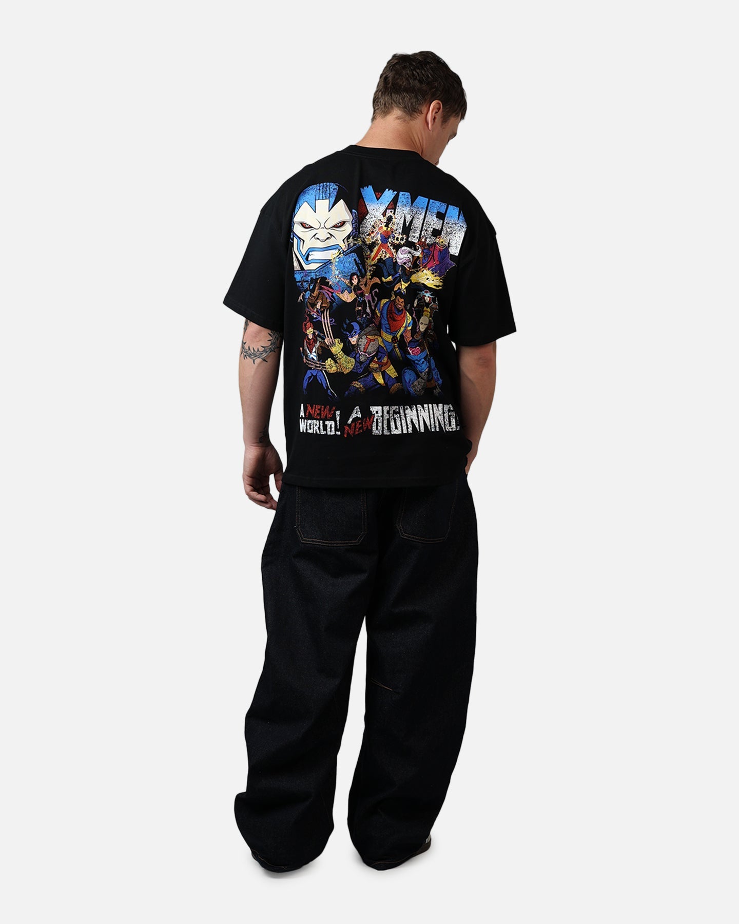 73Studio Marvel X-Men Previously On X-Men T-Shirt Black