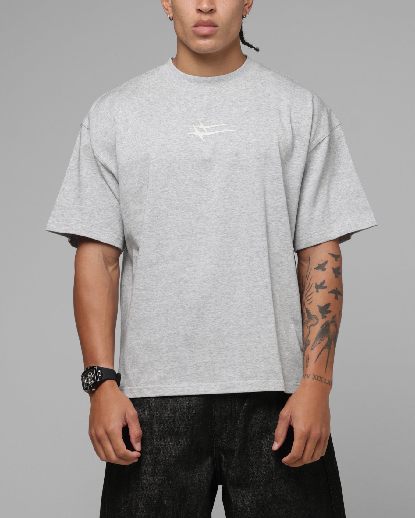 Loiter Ultra Hybrid T-Shirt Grey Marle