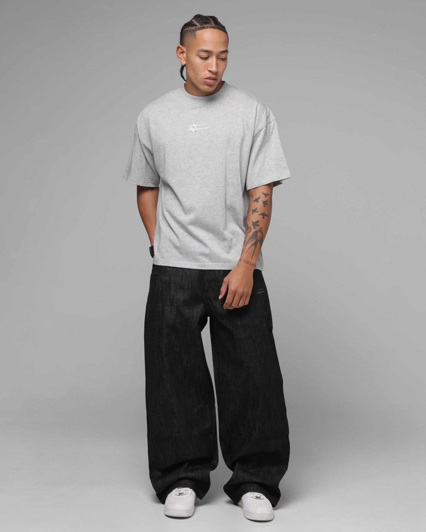 Loiter Ultra Hybrid T-Shirt Grey Marle