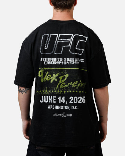 UFC By Culture Kings UFC 250 Alex Pereira T-Shirt Black Acidwash