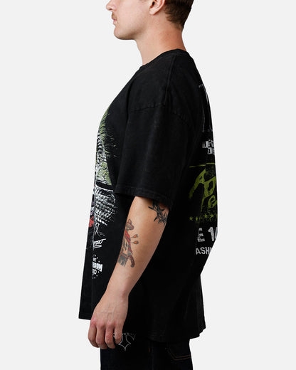 UFC By Culture Kings UFC 250 Alex Pereira T-Shirt Black Acidwash