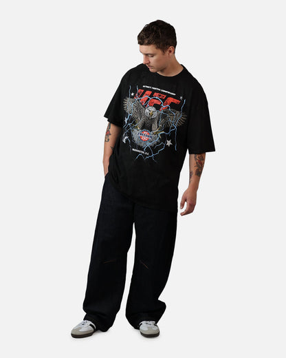 UFC By Culture Kings UFC 250 Freedom T-Shirt Black Acidwash