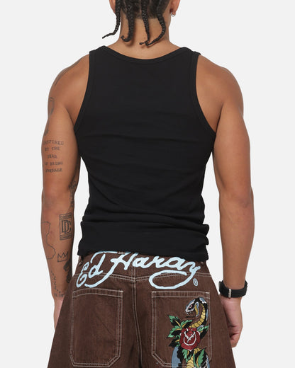 Ed Hardy Ribbed Tank Black