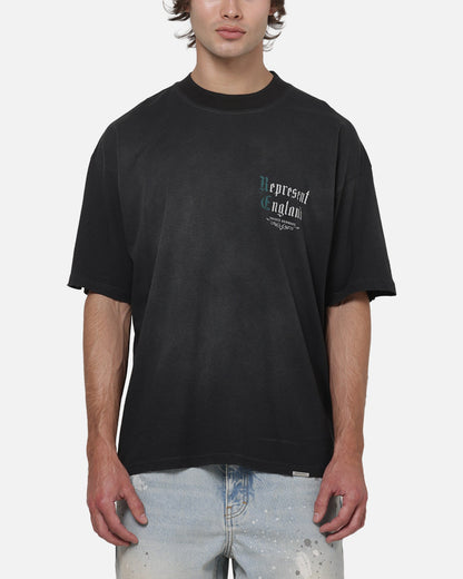 AVILA Represent Private Members T-Shirt Stained Black