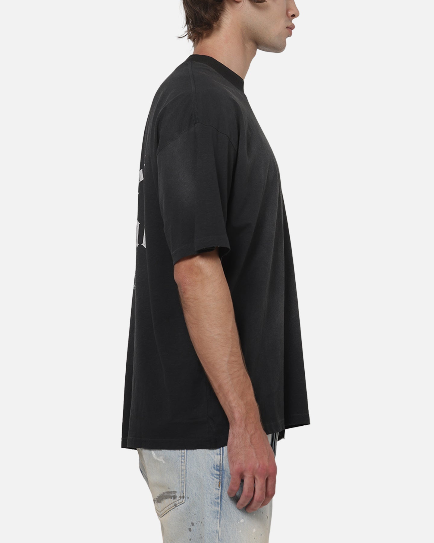 AVILA Represent Private Members T-Shirt Stained Black