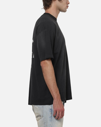 AVILA Represent Private Members T-Shirt Stained Black