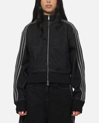 AVILA Adidas Women's Firebird Denim Track Jacket True Black